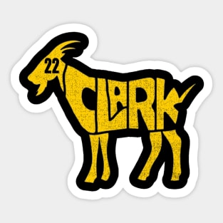 Caitlin Clark 22 Goat - Vintage Sticker
